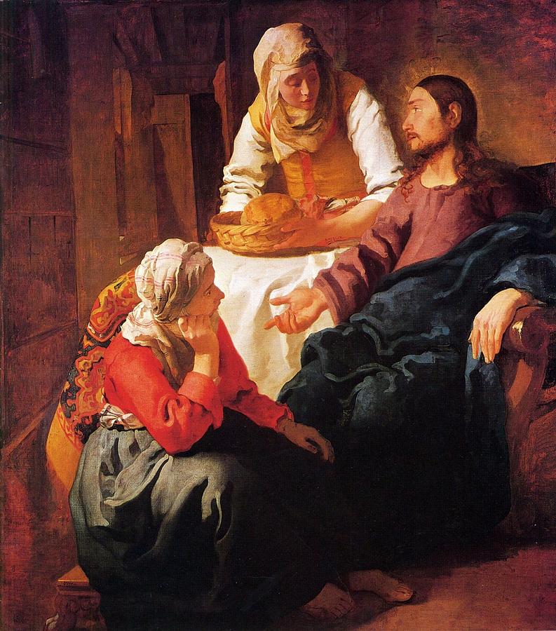 Martha, Mary, and Jesus